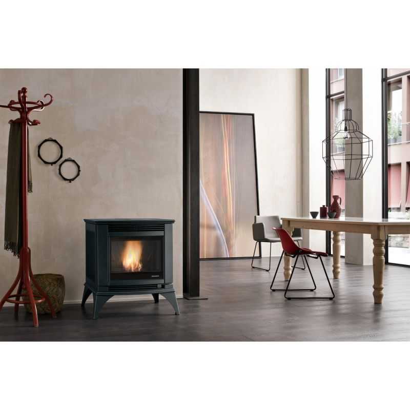 Palazzetti Ecofire Cesare II Pellet Stove 9 Kw Matteoda IT Italy