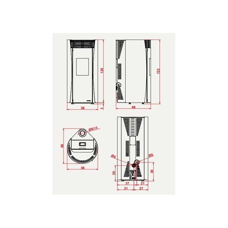 Stufa A Pellet Palazzetti Ecofire Vivienne 12 Kw 5 Stelle Matteoda IT