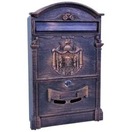 VIGOR 'Residencia' 41x26 bronze mailbox