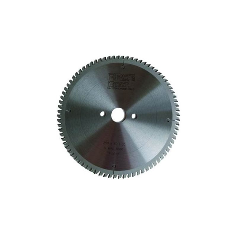 Circular saw in HM d.250 F.30 Z.80 for ALUMINUM