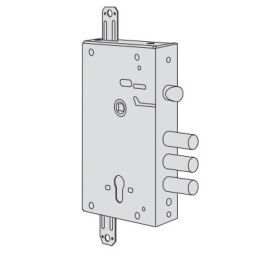 Cisa lock 56515.58.B.00.PG with gears for armored door