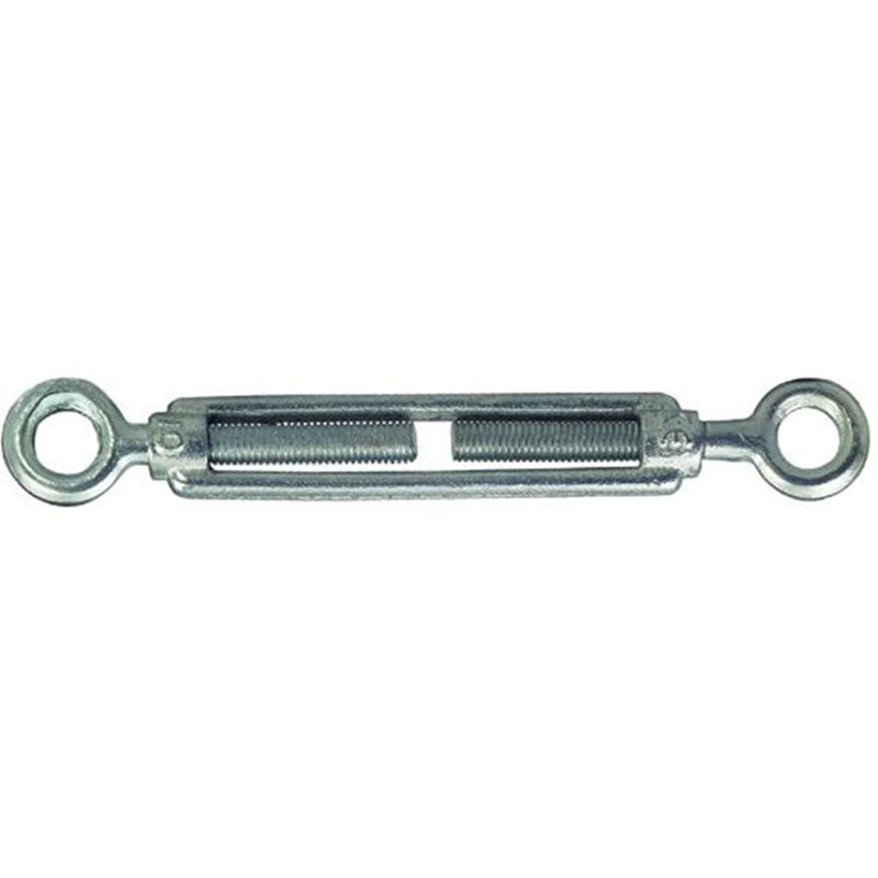 Commercial 2-eye galvanized steel turnbuckle