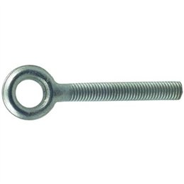 Threaded screw eyelet for turnbuckles and dowels