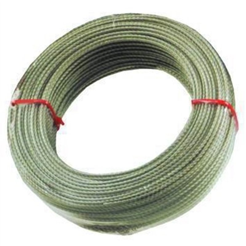 Cable for hanging diam. 6mm transparent mt.100