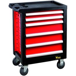 Vigor 36495-10 6-drawer tool trolley