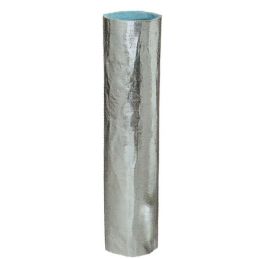 Coated insulating cup for flue pipes in ceramic fiber thickness