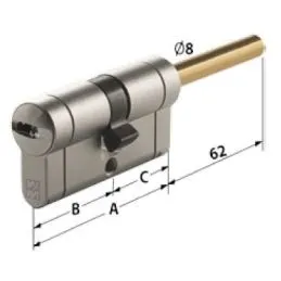Cilindro di sicurezza Mottura Champions C55 chiave/predisposto