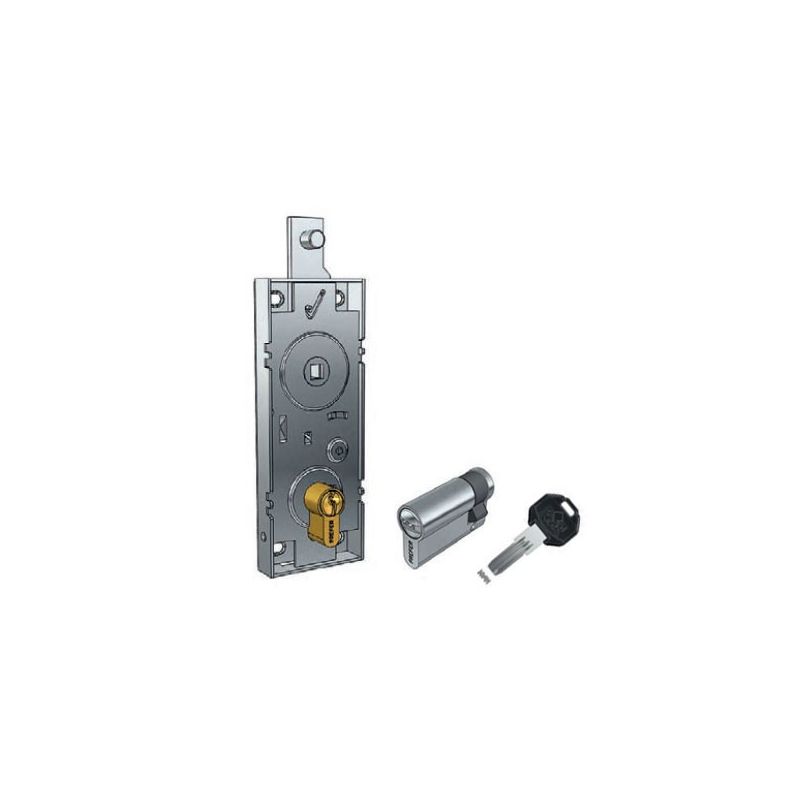 Lock for overhead shutter PREFER W598 security key