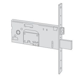 Cisa 57352 lock with double bit for each band