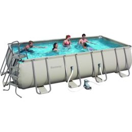 Rectangular outdoor pool BestWay 56456 Power Steel 412x201