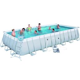 Rectangular outdoor pool BestWay 56475 Power Steel 732x366