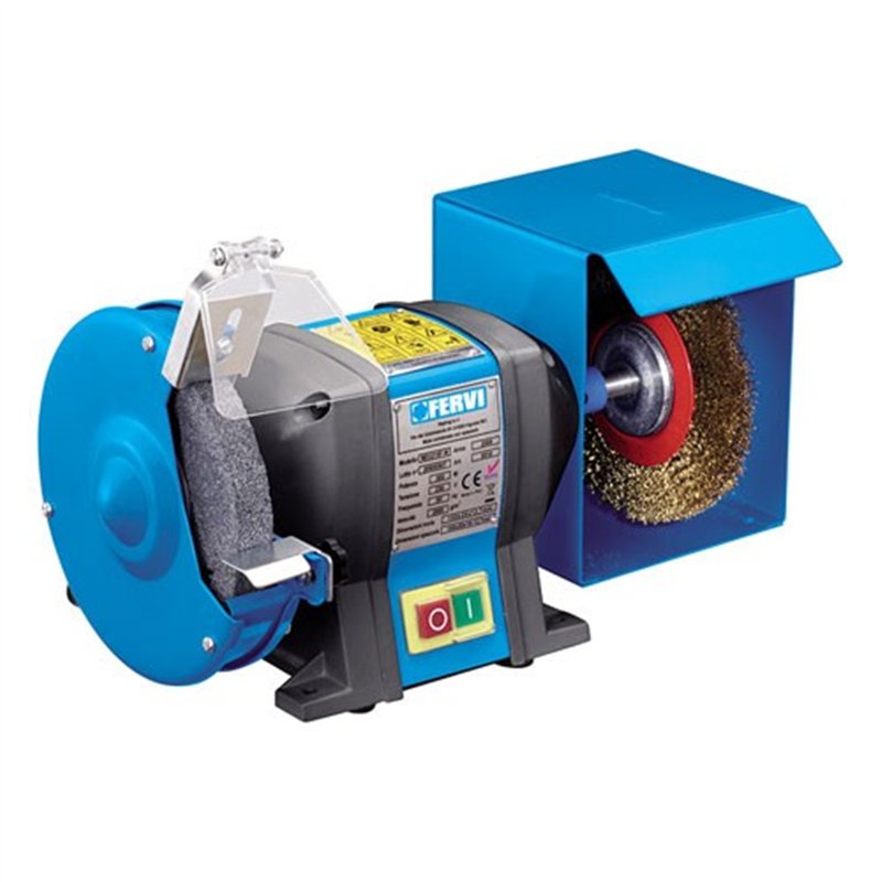 Bench grinding wheel with Fervi brush 0510 diam.150 0.35 Kw