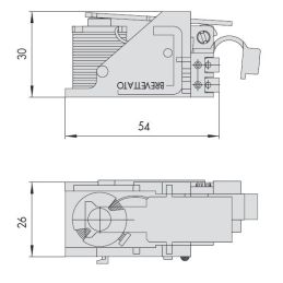 Gruppo Bobina 12V CISA 07120 per serratura elettrica (BLU)