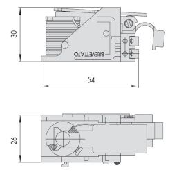 Gruppo Bobina 12V CISA 07118 per serratura elettrica (NERO) 