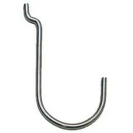 Nickel plated salamander hooks 400/6 (100 pcs)