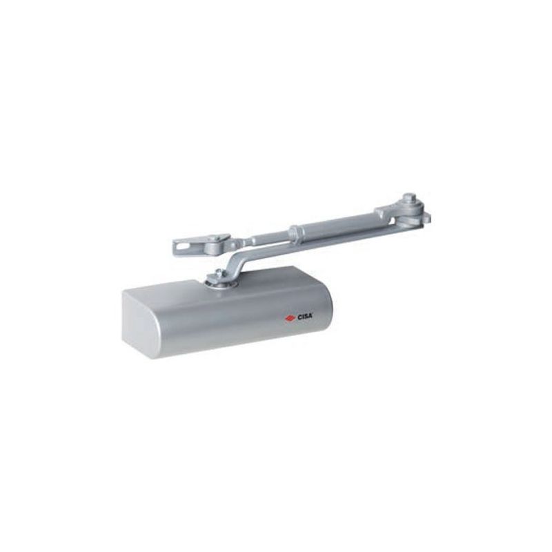 Cisa C1416 door closer multi-pitch type from top with retainer