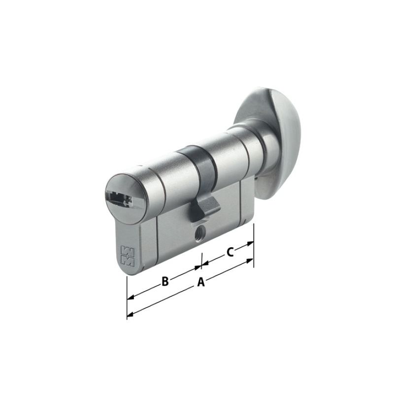 Security cylinder Mottura Champions C28PLUS key / knob