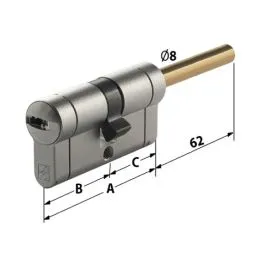 Cilindro di sicurezza Mottura Champions C28PLUS chiave/codolo