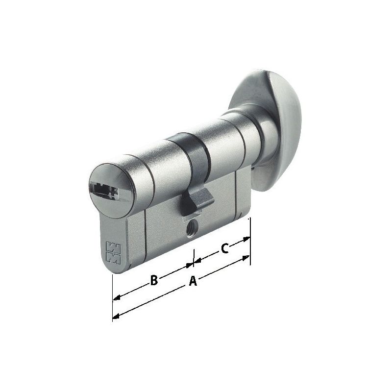 Cilindro di sicurezza Mottura Champions C55 chiave/pomolo Cilindro di sicurezza Mottura Champions C55 chiave/pomolo