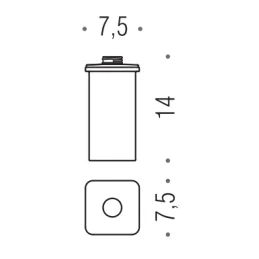 [Ricambio] Contenitore per spandisapone B9377 Colombo Design