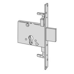 Cisa mortise lock 56016 for band h 82 per euro cylinder