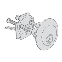 Cilindro applicare tondo CISA 0G500.00.0 tipo staccato