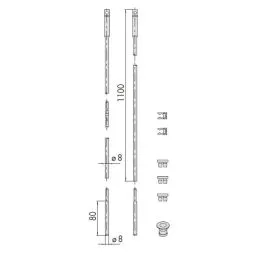 Cisa series of internal straight rods 06441.10.0