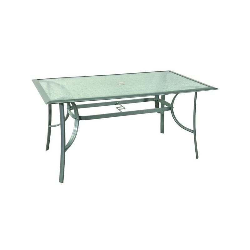 Tavolo da giardino alluminio/vetro Vigor Alu-Tex