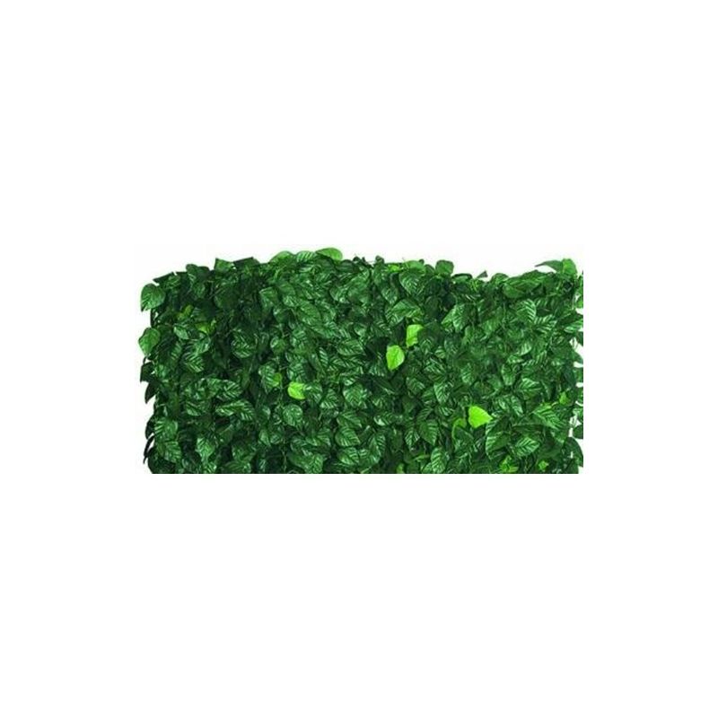 Synthetic leaf laurel hedge with shading net Lauro-Mix