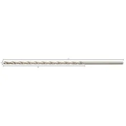 Punta elicoidale extra-lunga d. 4.00x280mm HSS DIN 1869