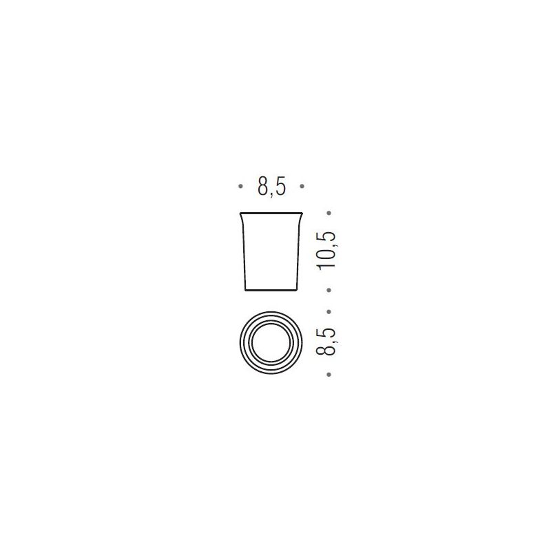 [SPARE PART] Glass LINK B2452 Colombo Design