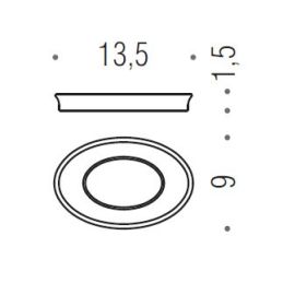 [SPARE PART] Soap dish holder B2451 Colombo Design