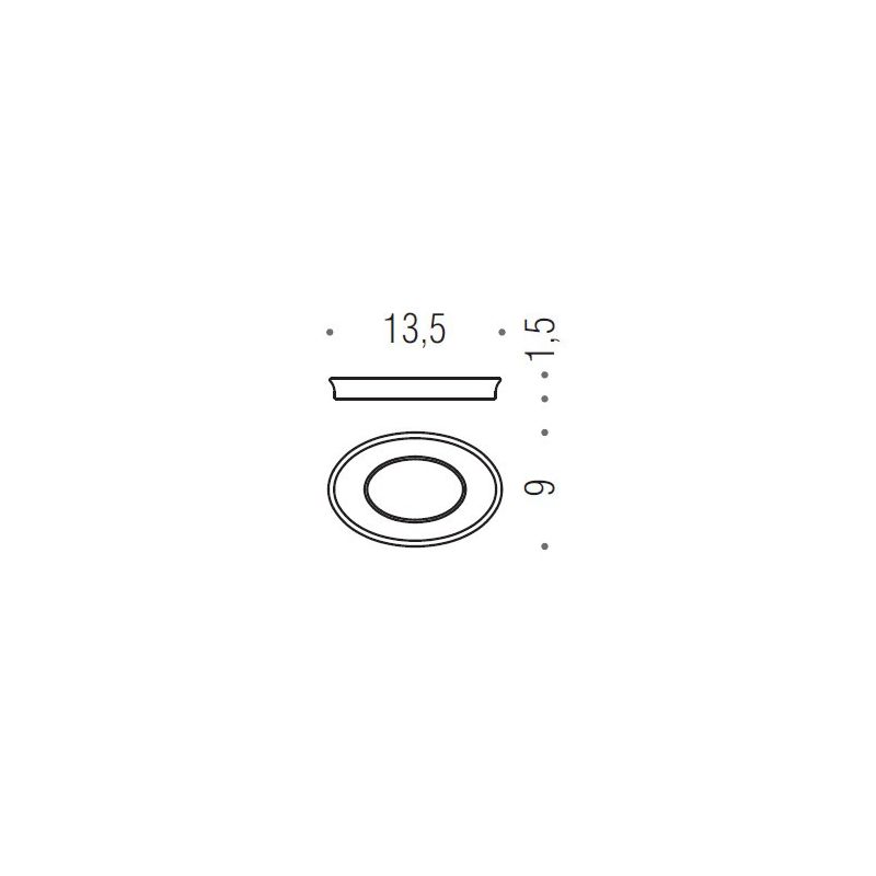 [Ricambio] Vetro per Portasapone LINK B2451 Colombo Design