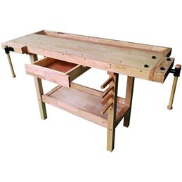 Banco da lavoro in legno Vigor 149X62X86H