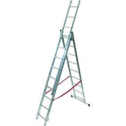 Convertible ladder 3 ramps in aluminum Facal STILO