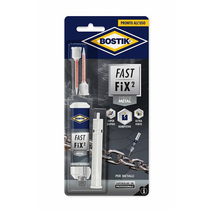 Bostik Fast Fix ² two-component epoxy liquid metal adhesive