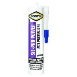 Silicone acetico SIL-PRO POWER Bostik Avorio RAL 1013 300ml