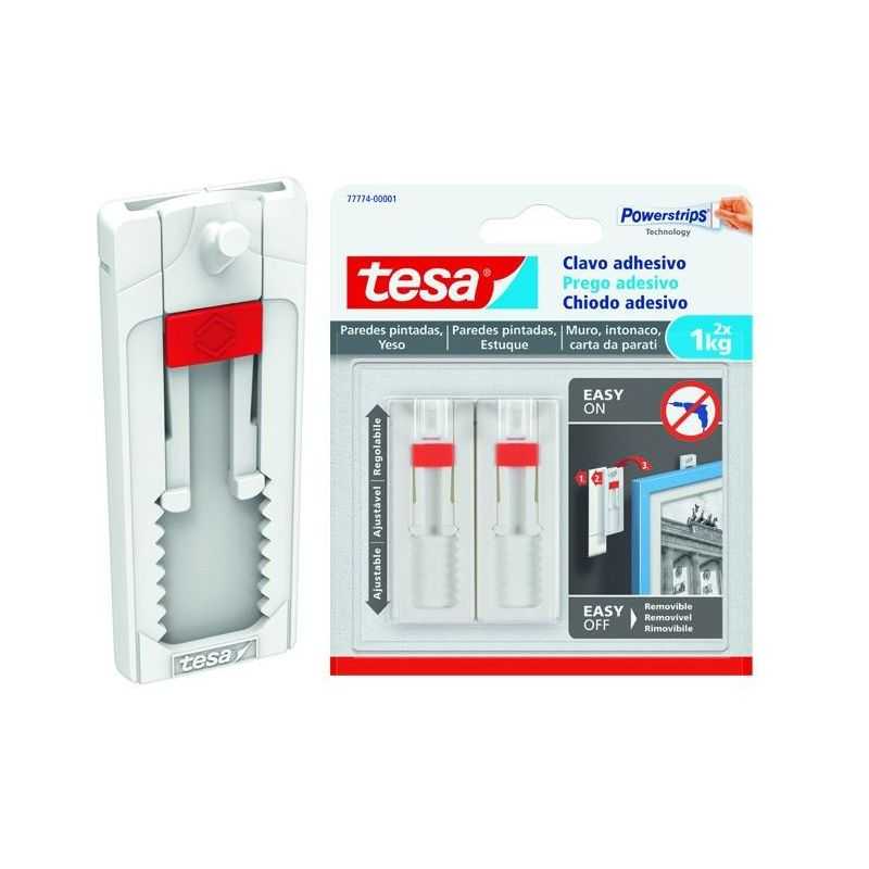 tesa® Adhesive Strips for Wallpaper & Plaster 1kg - tesa