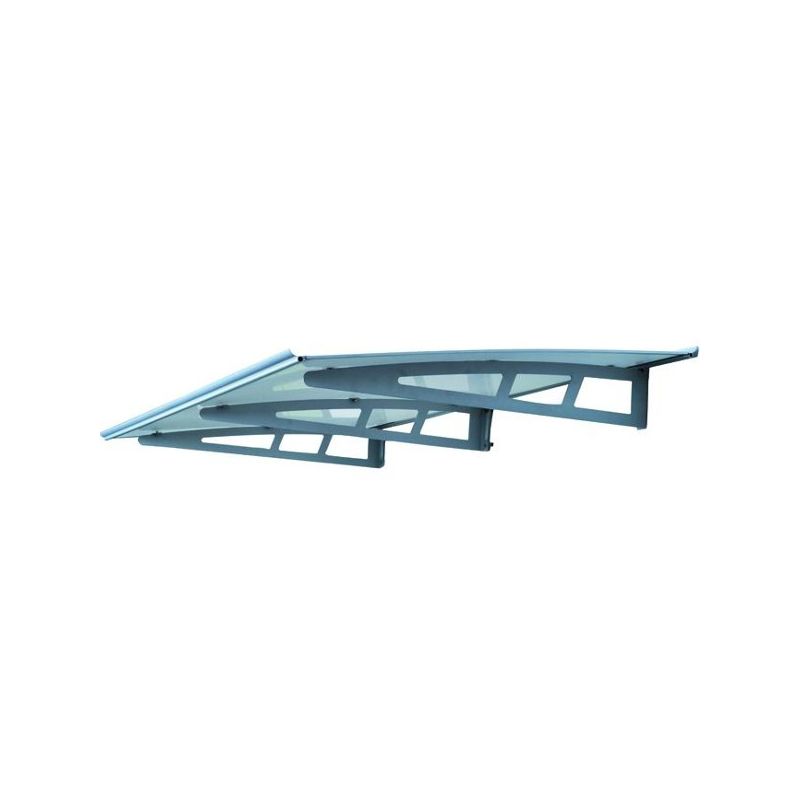 Polycarbonate canopy Vigor 95x190 IRIS in Aluminum
