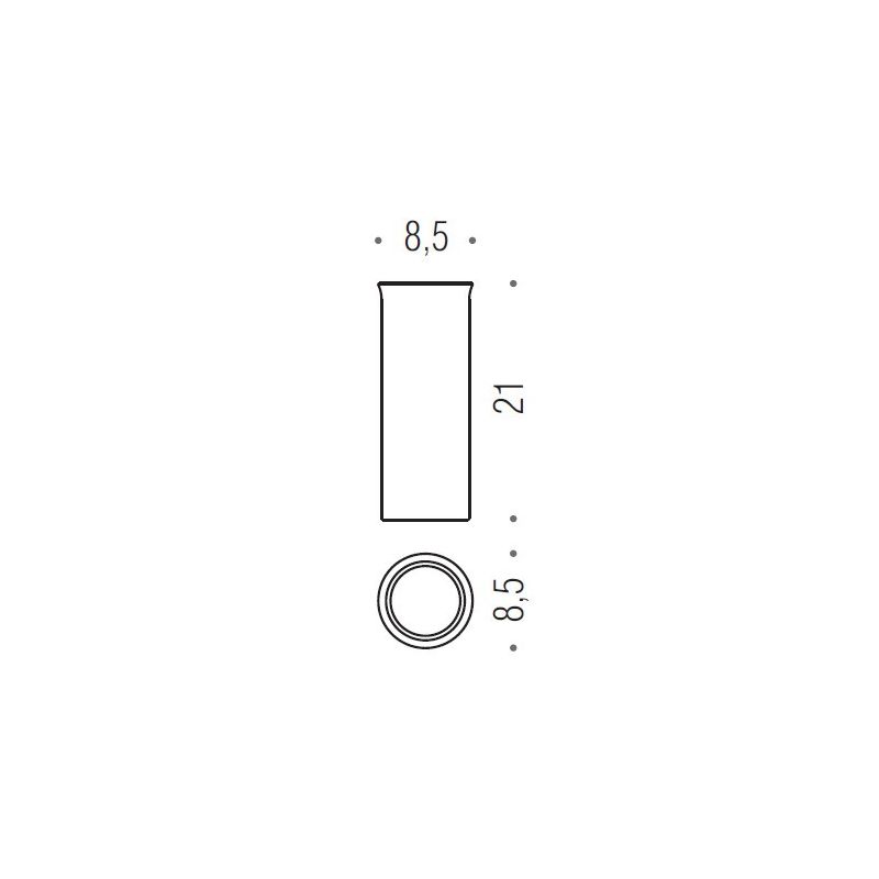 [Ricambio] Vetro per portascopino LINK B2450 Colombo Design
