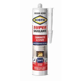 Refractory putty Super sealant Bostik Fireplaces & Stoves 530gr.