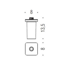 [SPARE PART] Container for soap dispenser (lt.0.22) B9374