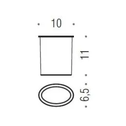 [Spare] Land B2852 Colombo Design glass