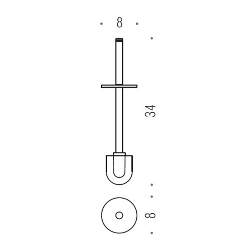 [Ricambio] Manico con ciuffo B0558 Colombo Design -