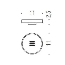 [RICAMBIO] Vetro ricambio portasapone NORDIC B5251 Colombo