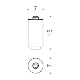 [SPARE PART] Soap dispenser container NORDIC B9366 Colombo Design