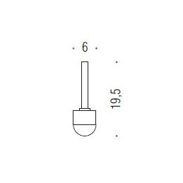 [SPARE PARTS] Tuft of bristle for toilet brush B9757 Colombo