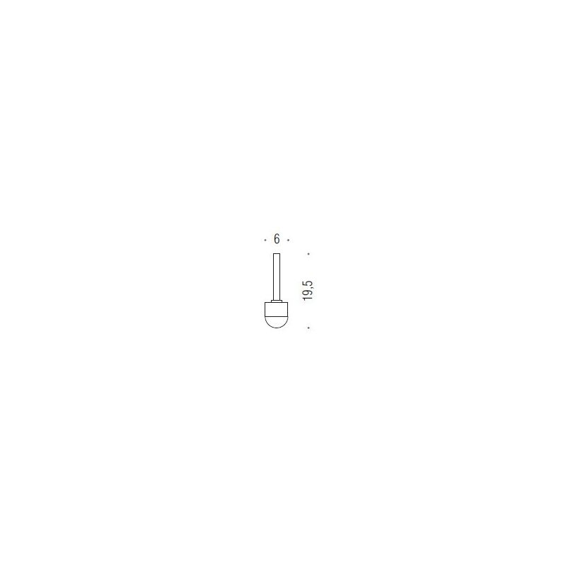 [RICAMBIO] Ciuffo in setola per scopino WC B9757 Colombo Design