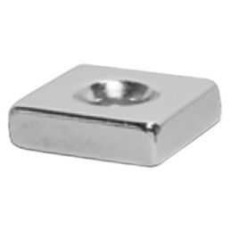 Square magnet with 20x20x5 neodymium hole