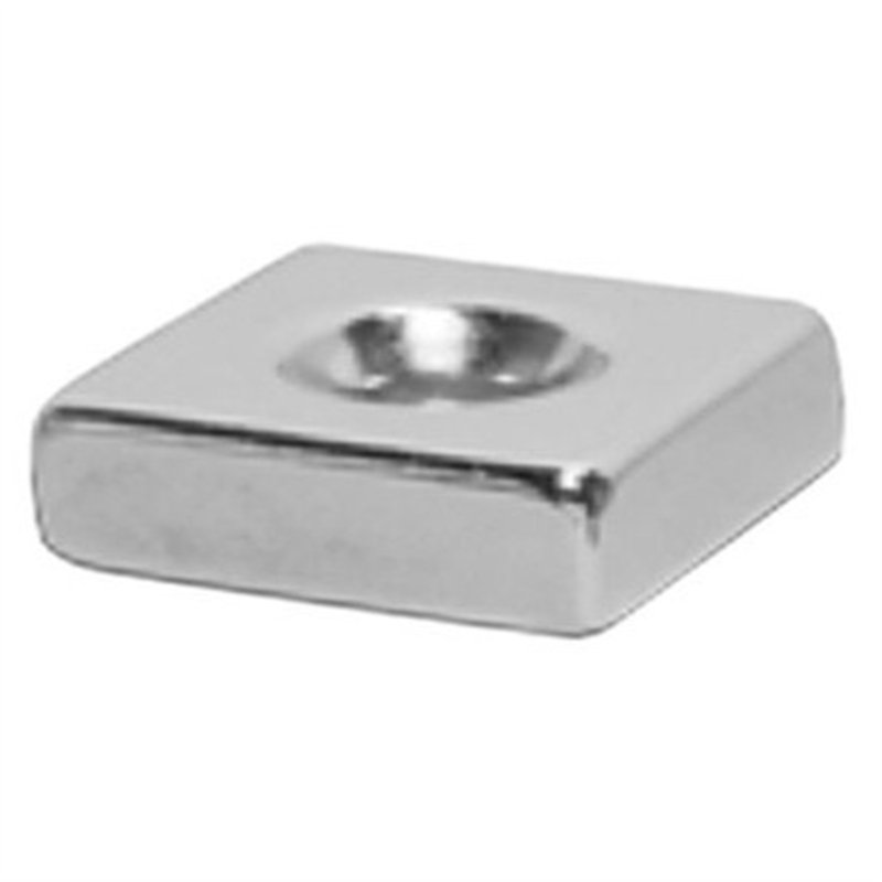 Square magnet with 20x20x5 neodymium hole